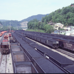 Norfolk Southern train yard at Bluefield, WV
